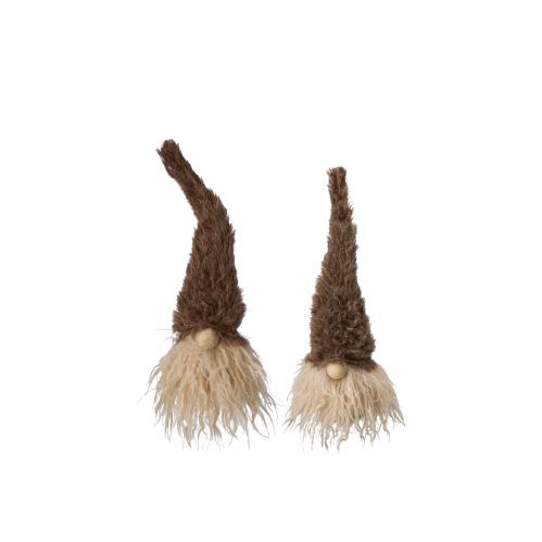 Tomte - Brun - 10 x 34 cm - www.frokenfraken.se