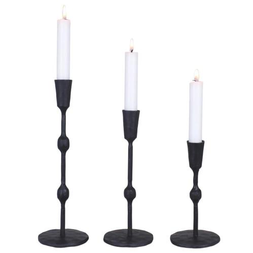 Ljusstake Frank Hög - Svart - Ø8 x H27 cm - www.frokenfraken.se