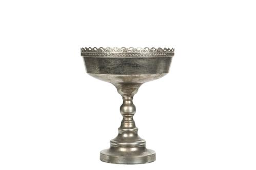 Kruka - Pokal - Silver - 30 x Ø25 cm - www.frokenfraken.se