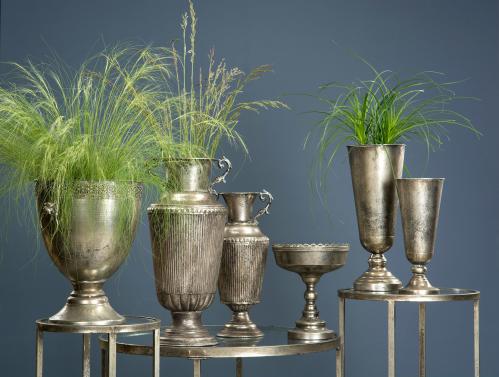 Kruka - Pokal - Silver - 30 x Ø25 cm - www.frokenfraken.se