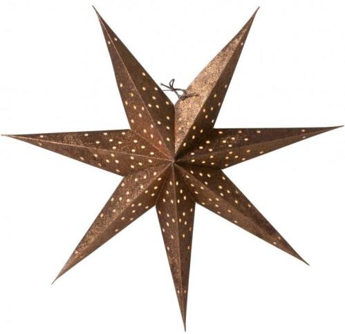 Julstjärna - Koppar & glittrig - 60 cm - www.frokenfraken.se