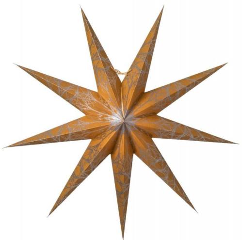 Julstjärna - Guld & Silver glitter - 80 cm - www.frokenfraken.se