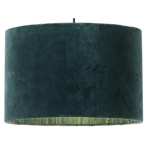 Lampskärm - Sammet - Green - Ø38 cm - www.frokenfraken.se