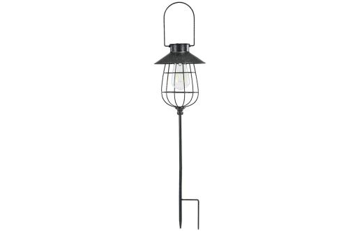 Lampa - Solcell Pinne - Svart - 22 x 64 cm - www.frokenfraken.se