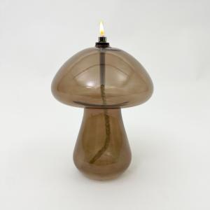 Oljelampa M - Mushroom - Brun - Ø11 x 14 cm - www.frokenfraken.se