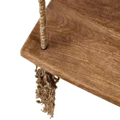 Gunga - Trä med tofsar - 60 x 30 x 3 cm - www.frokenfraken.se