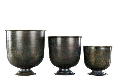 Kruka - Pokal - Grå/Brun - Ø15.5 cm - www.frokenfraken.se