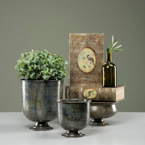 Kruka - Pokal - Grå/Brun - Ø15.5 cm - www.frokenfraken.se