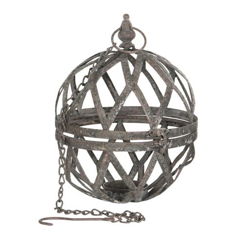 Ljusklot - Hängande - Brun/Grå - Ø20 cm - www.frokenfraken.se