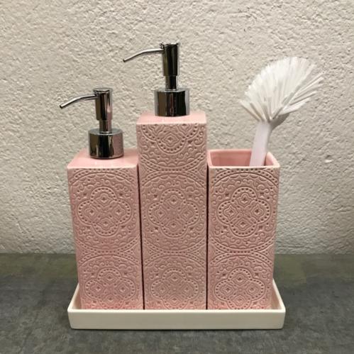 Diskbänksset - Orient Rosa - www.frokenfraken.se