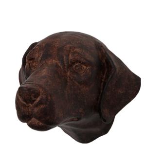 Krok för hundkoppel - Koppelhängare - Hundhuvud - 15 x 17 cm - www.frokenfraken.se