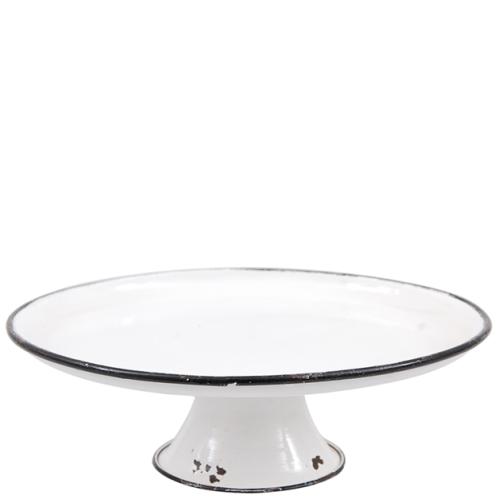 Kakfat - Tårtfat - Emalj - Vintage - 33 cm - www.frokenfraken.se
