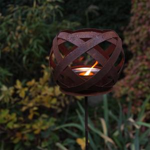 Marschallhållare på pinne - Rost - Tagliatelle - 118 cm - www.frokenfraken.se