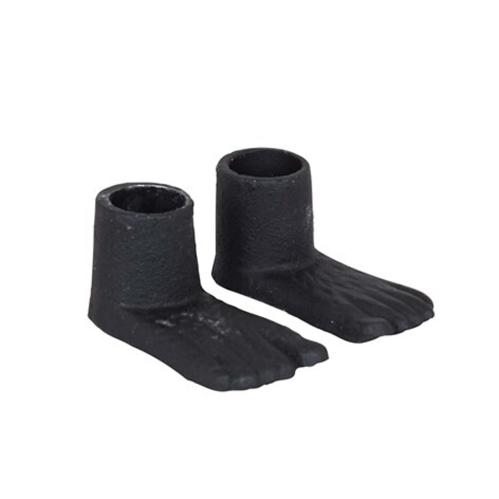 Ljusstake Järn - 2st Fötter - 8 x 4 x 4 cm - www.frokenfraken.se