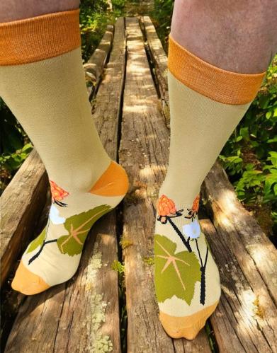 Strumpor - Bambu - Hjortron - Storlek 37-44 - www.frokenfraken.se