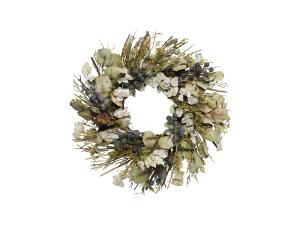 Eucalyptus krans med bär - Grön/Blå - 7 x Ø34 cm - www.frokenfraken.se