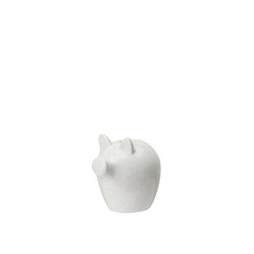 Ljusstake - Gris - Vit - 9 x 8 x 9 cm - www.frokenfraken.se