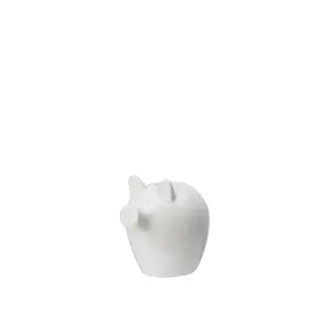 Ljusstake - Gris - Vit - 9 x 8 x 9 cm - www.frokenfraken.se