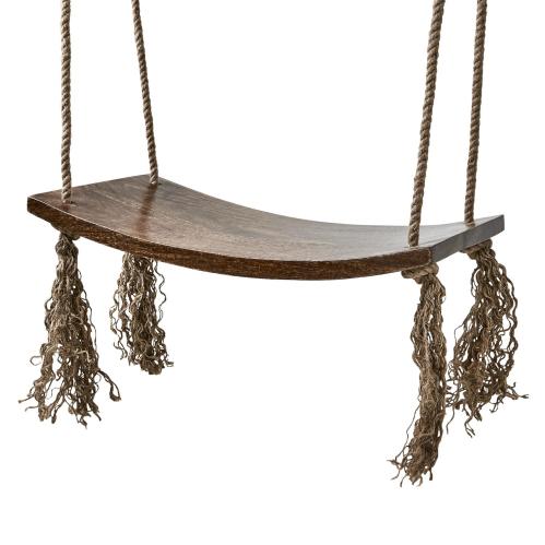 Gunga - Trä med tofsar - 60 x 30 x 3 cm - www.frokenfraken.se