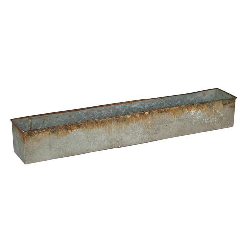 Låda - Zink - Vintage - 70 x 10 x 10 cm - www.frokenfraken.se