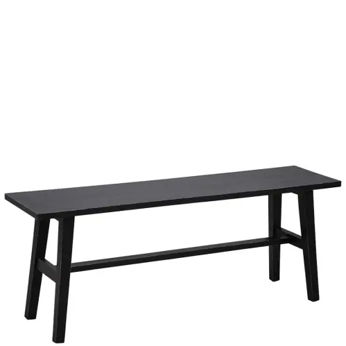Bänk - SOHO - Svart - 120 cm - www.frokenfraken.se