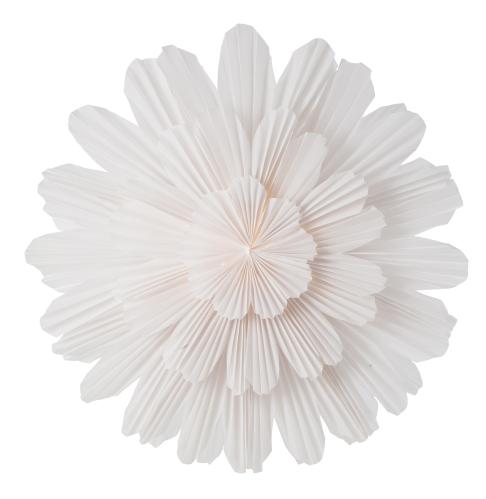 Julstjärna Papper - Snöblomma 68 cm - Vit - www.frokenfraken.se