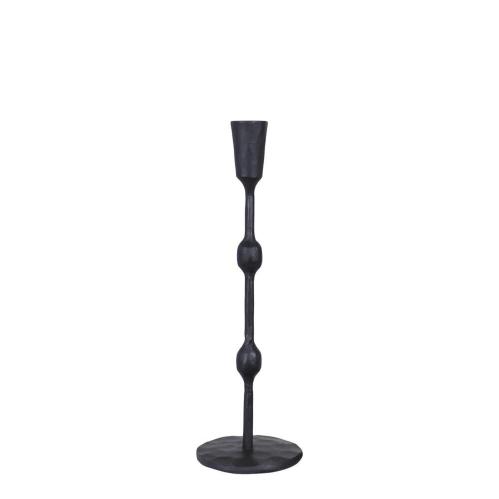 Ljusstake Frank Hög - Svart - Ø8 x H27 cm - www.frokenfraken.se
