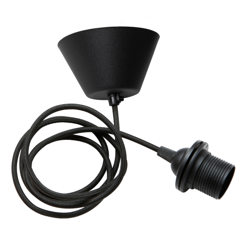 Takupphäng set svart E27 - www.frokenfraken.se