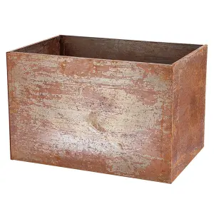 Kruka - Rost - 60 x 40 x 40 cm - www.frokenfraken.se