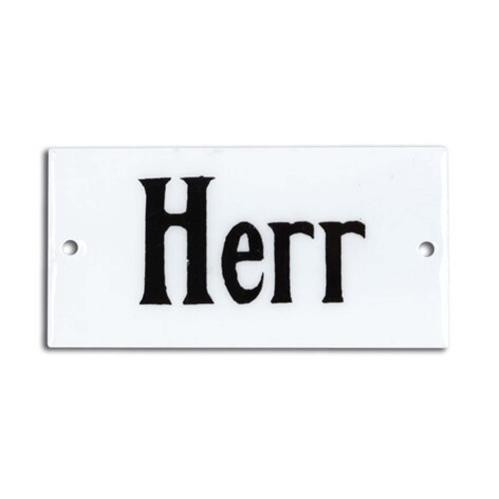 Skylt Herr - 9 x 4,5 cm - www.frokenfraken.se