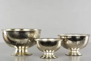 Skål - Champangeskål - champagnefärg - flammig - www.frokenfraken.se