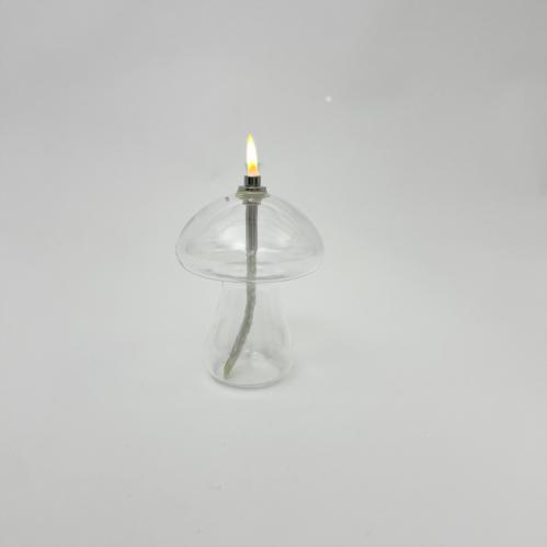 Oljelampa M - Glas - Mushroom - Ø11 x 14 cm - www.frokenfraken.se