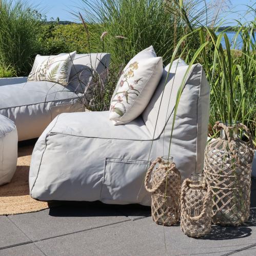 Lounge - Stol - Beige - Utomhus - 65 x 80 x 75 cm - 2-Pack - www.frokenfraken.se