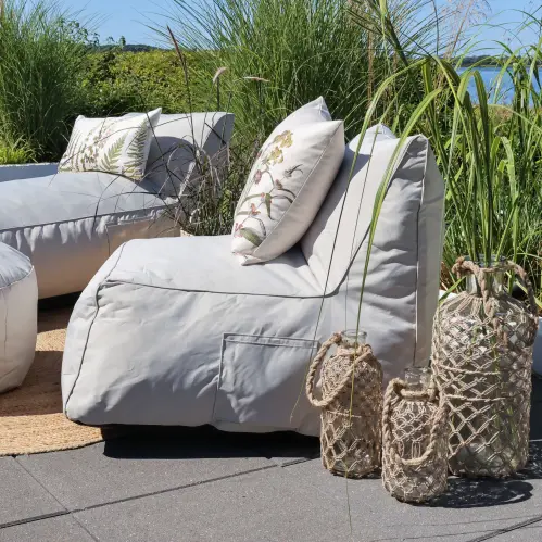 Lounge - Stol - Beige - Utomhus - 65 x 80 x 75 cm - 2-Pack - www.frokenfraken.se