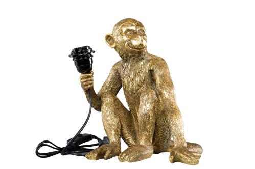 Lampa - Apa - Guld - 33 cm - www.frokenfraken.se