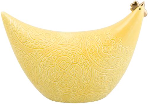 Höna - Orient Olga - Gul - 25 x 19 cm - www.frokenfraken.se