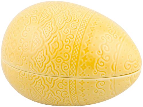 Påskägg - Orient Gömma - Gul - 15 cm - www.frokenfraken.se