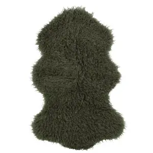 Fäll - CURLY - GRÖN - 50 X 90 CM - www.frokenfraken.se