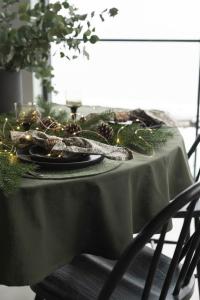 Duk Rund - Grön - Ø160 cm - www.frokenfraken.se