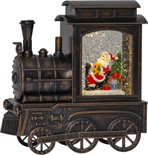 Juldekoration - Lok med tomte - 17 cm - www.frokenfraken.se