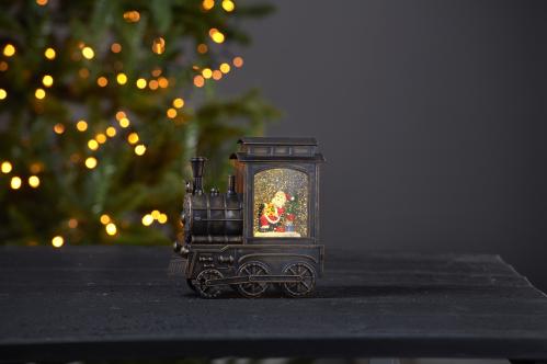 Juldekoration - Lok med tomte - 17 cm - www.frokenfraken.se