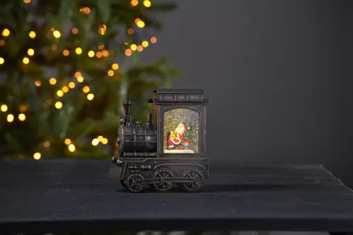 Juldekoration - Lok med tomte - 17 cm - www.frokenfraken.se