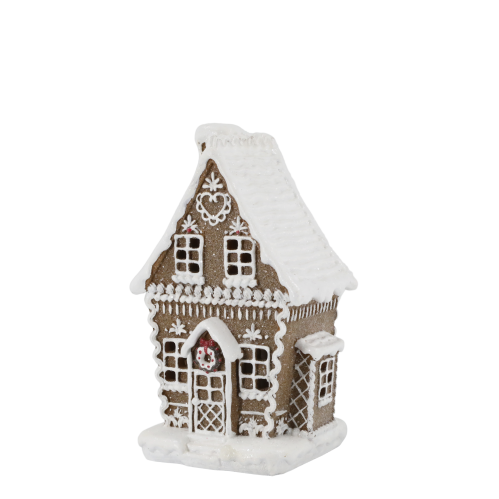 Pepparkakshus - LED - 21 x 13 x 10 cm - www.frokenfraken.se