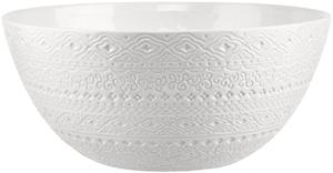 Orient Skål L vit - Ø25 cm - www.frokenfraken.se
