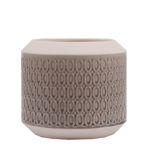 Kruka - Retro stor beige - Ø19cm - www.frokenfraken.se