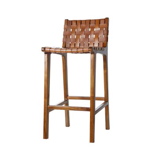 Barstol - Trä - Brun - 40 x 53 x 89 cm - www.frokenfraken.se