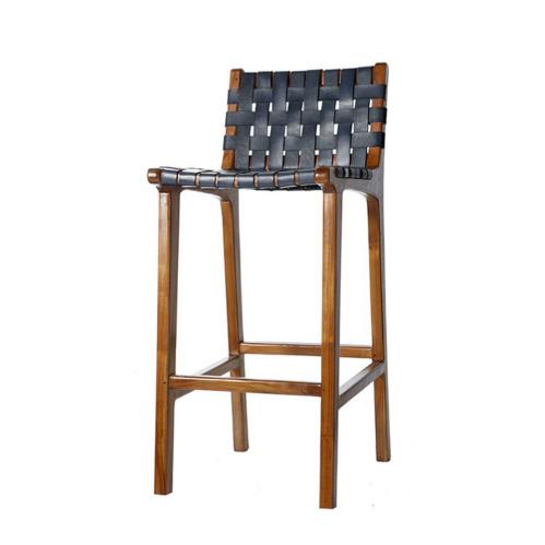 Barstol - Trä - Svart - 40 x 53 x 89 cm - www.frokenfraken.se