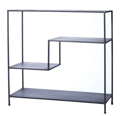Hylla - Svart - 101 x 39 x 96 cm - www.frokenfraken.se