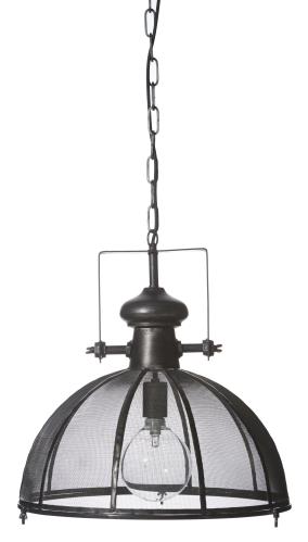 Taklampa - Industriell - Svart - 47,5 x 48 cm - www.frokenfraken.se