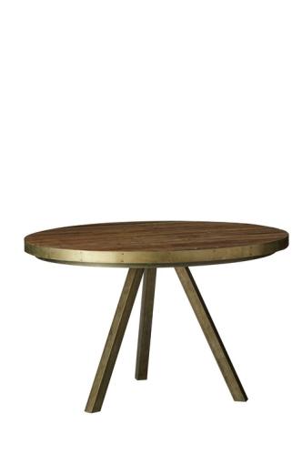 Bord - Matbord - Antik/Natur - 75 x Ø120 cm - www.frokenfraken.se